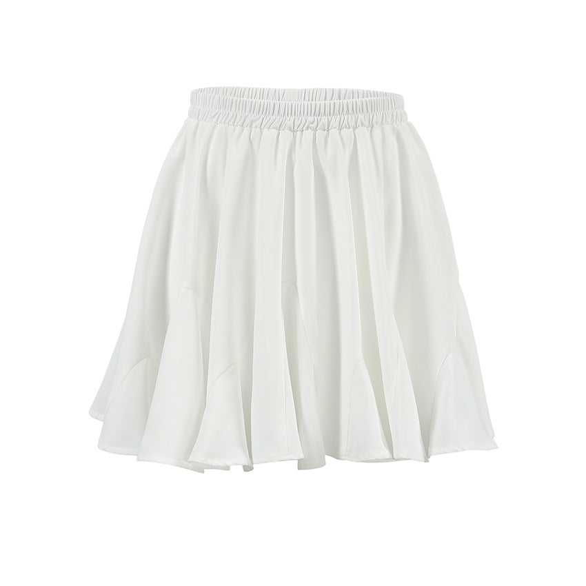 Women's High Waist Skirt Design Ruffled - KuzuSHOP