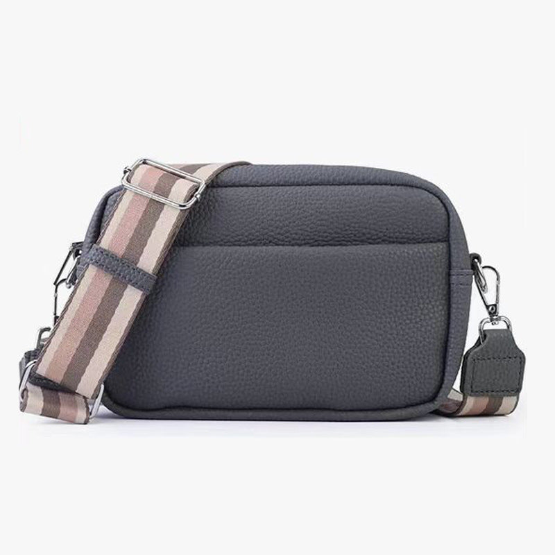 Cross-border foreign trade hot-selling women's bag 2023 spring and summer new small square bag wide shoulder strap single shoulder diagonal bag wholesale distribution