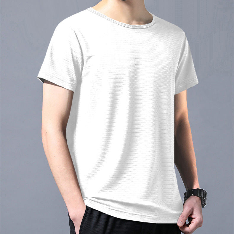 Youth Mesh Ice Silk Casual Pants Men's Slim-fit Ankle-tied Pants - KuzuSHOP