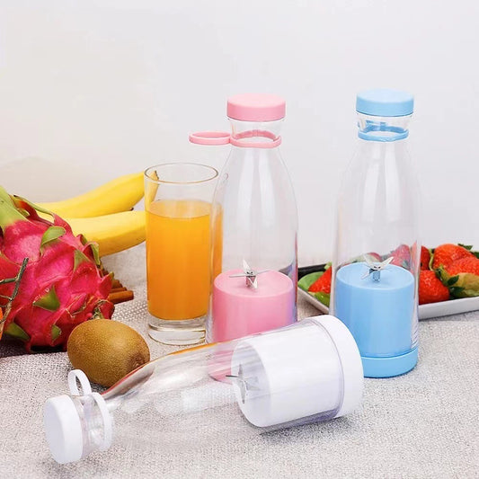 Electric USB Wine Bottle Juicer Cup 6-leaf Cutter Head Household - KuzuSHOP