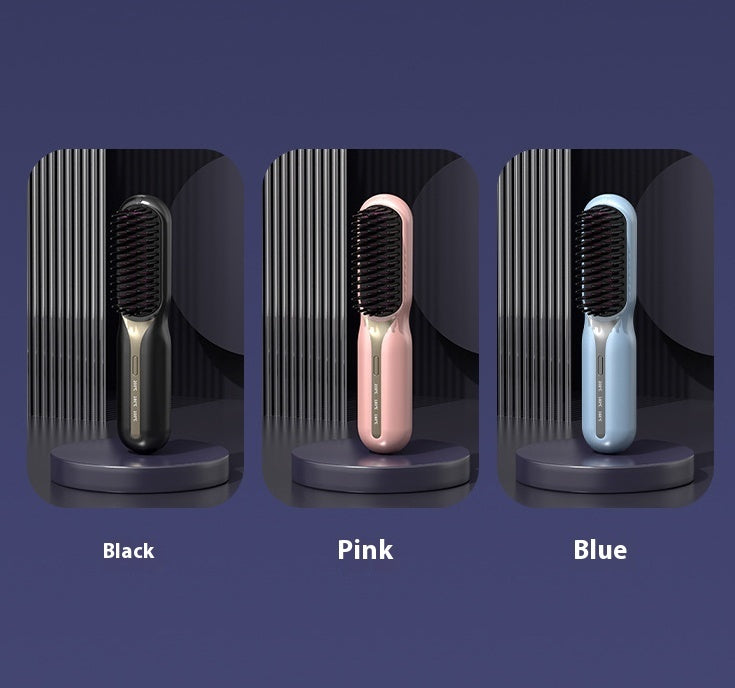 Home Straight Comb Wireless Charging Hair Straighteners - KuzuSHOP