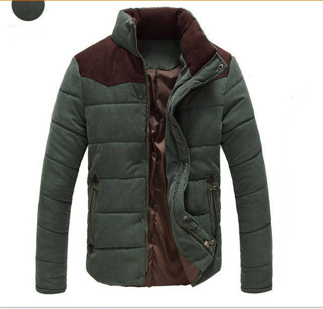 Warm Causal Parkas Male Outerwear Windbreak Jackets Coats - KuzuSHOP