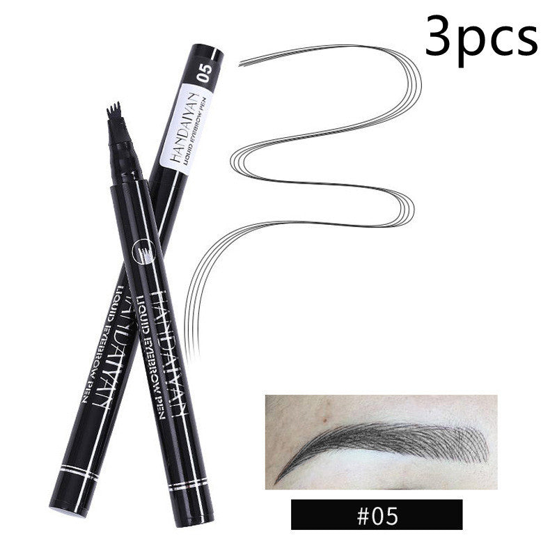 Four-head Eyebrow Pencil Liquid Eyebrow Pencil Tattoo Eyebrow Pencil Eyebrow Pencil 4-head Eyebrow Pencil Four-jaw Eyebrow Pencil - KuzuSHOP