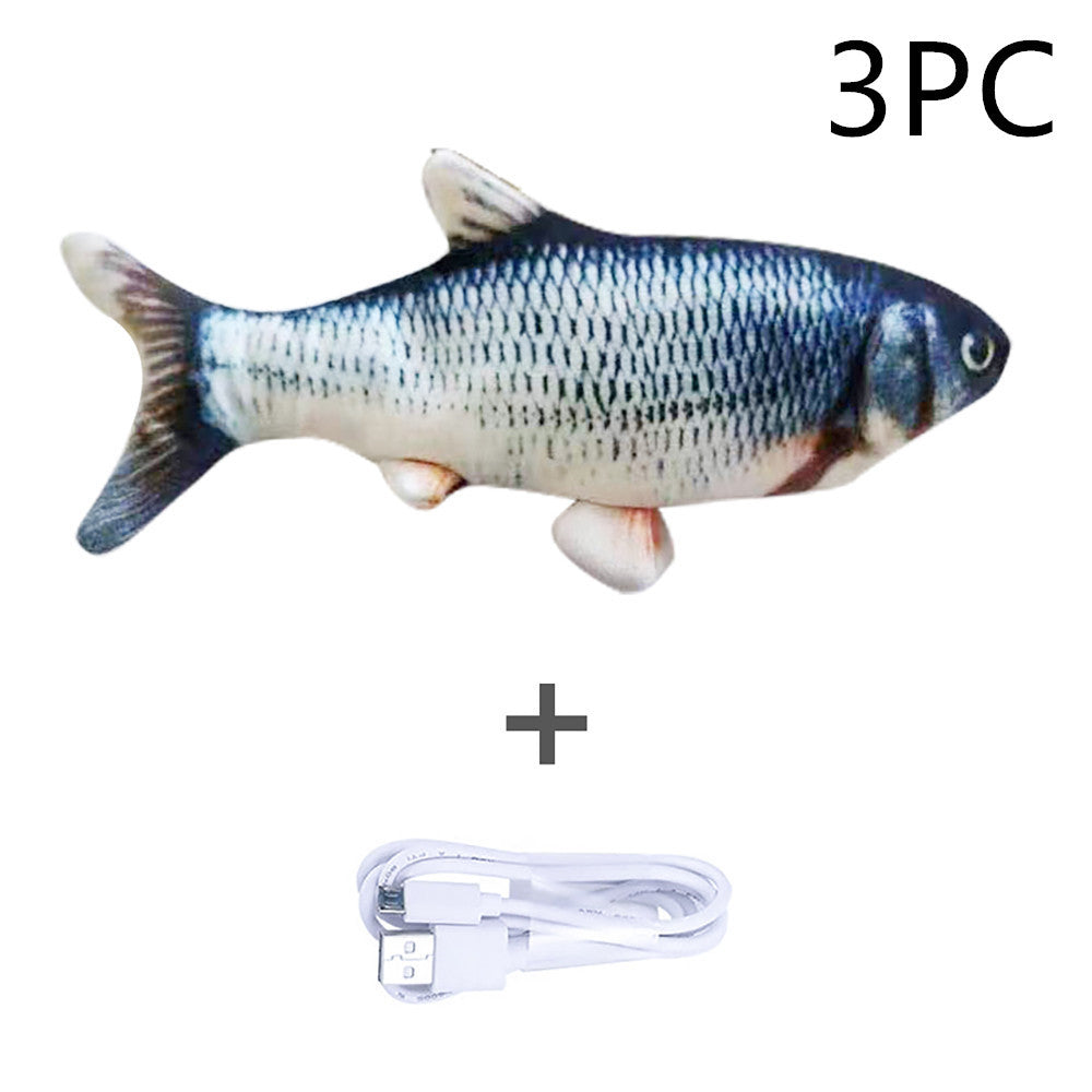 Without Cat Nip Version - Electric Jumping Fish Simulation Electric Fish Toy - KuzuSHOP