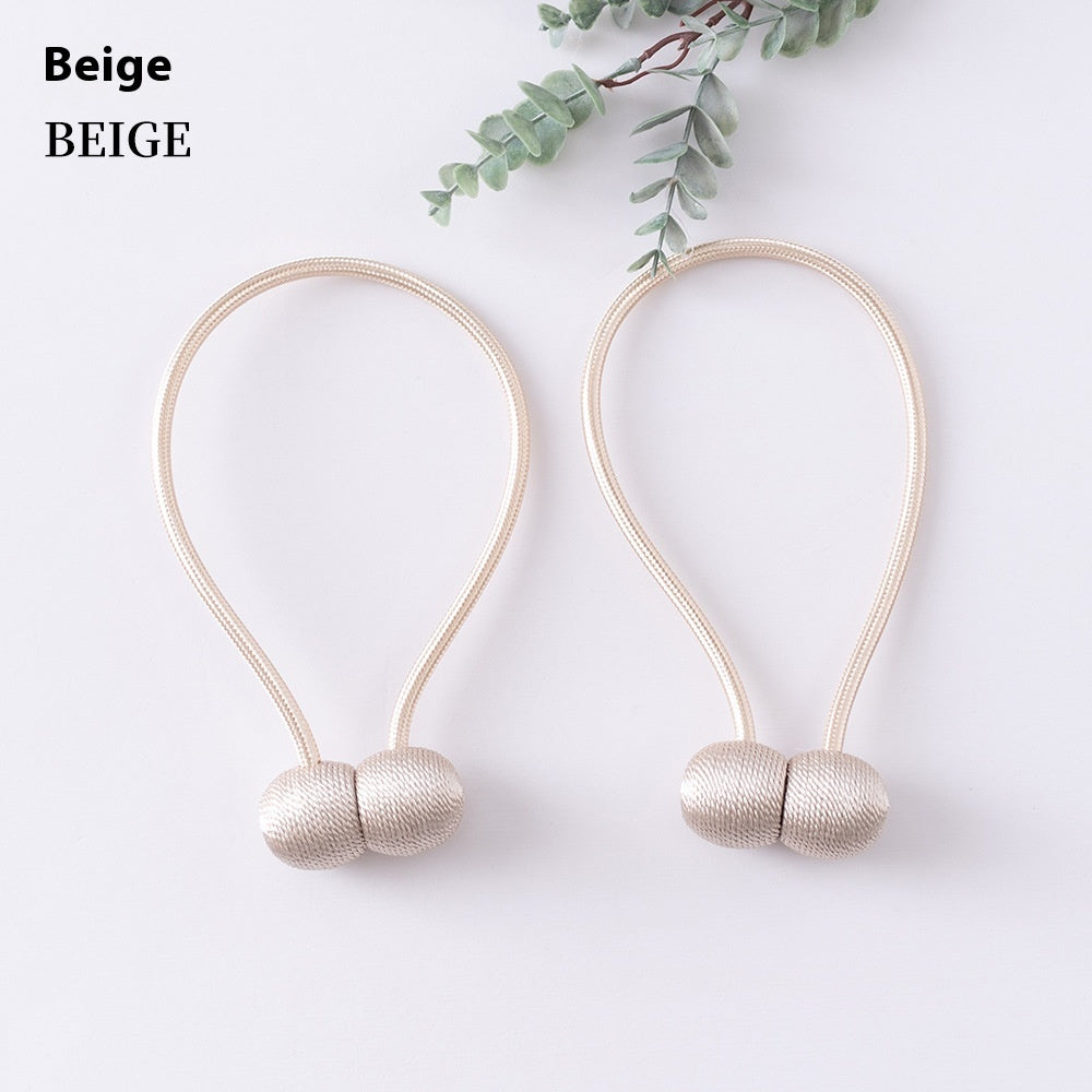 Ins Modern Simple Headset Oxford Curtain Bandage - KuzuSHOP