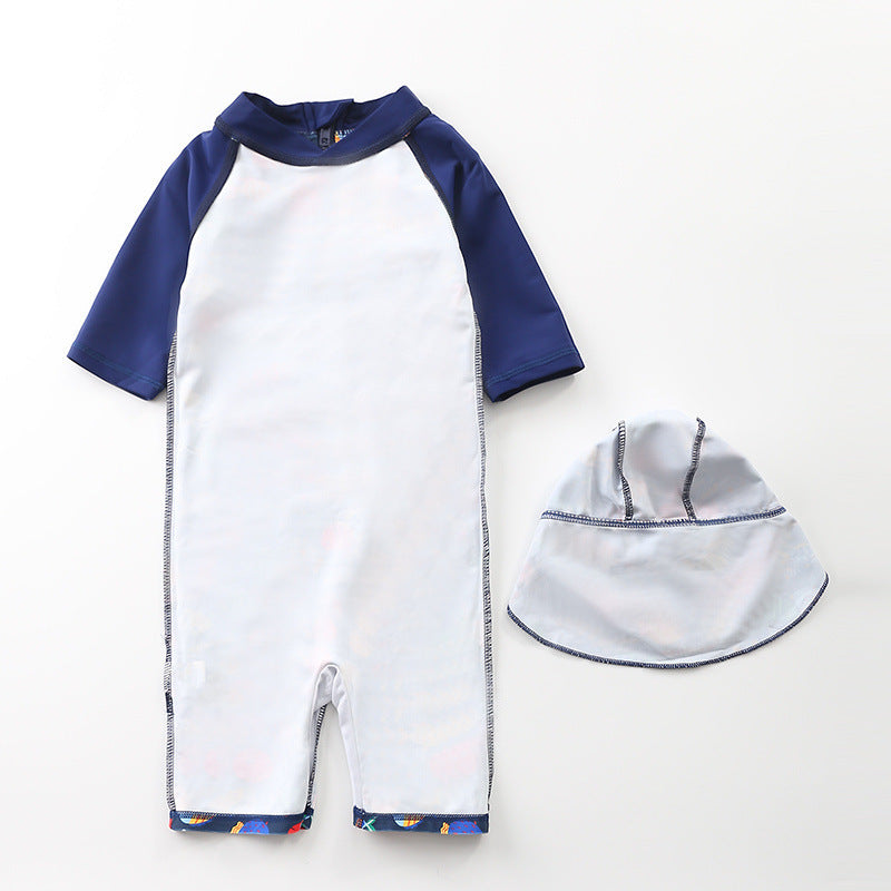 Children's Swimsuit One-piece Surfing Suit Infant Swimming Pool - KuzuSHOP