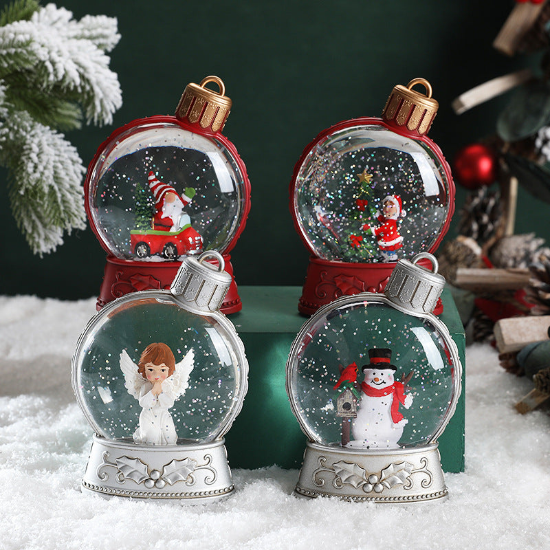 Christmas Holiday Decorations Luminous Simulation Flat Light LED Decoration Scene Layout Flame Light Home Decor - KuzuSHOP