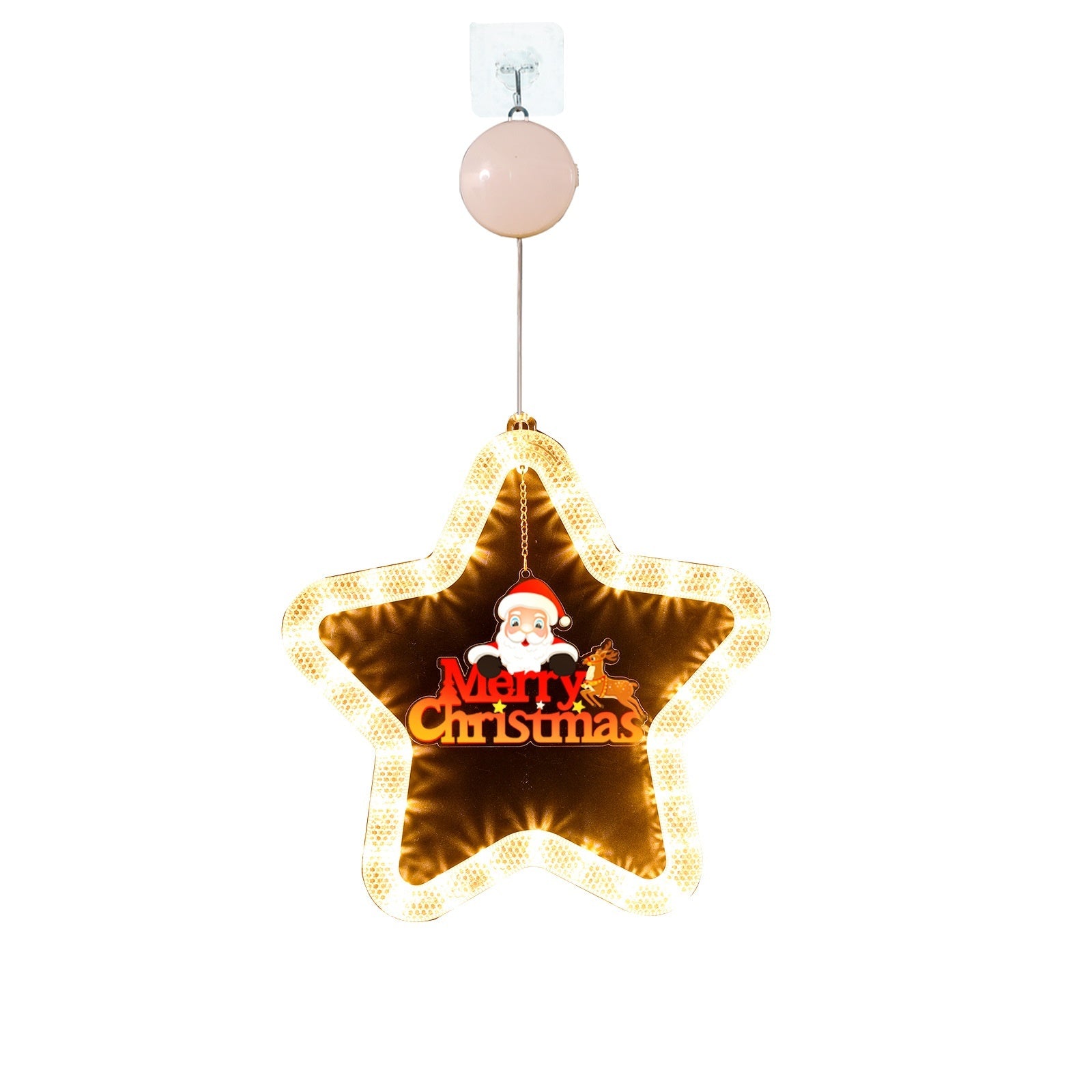Christmas Pendant Decoration Christmas Atmosphere Led Lights Led Christmas Star Light Decoration For Window Door For Holiday - KuzuSHOP