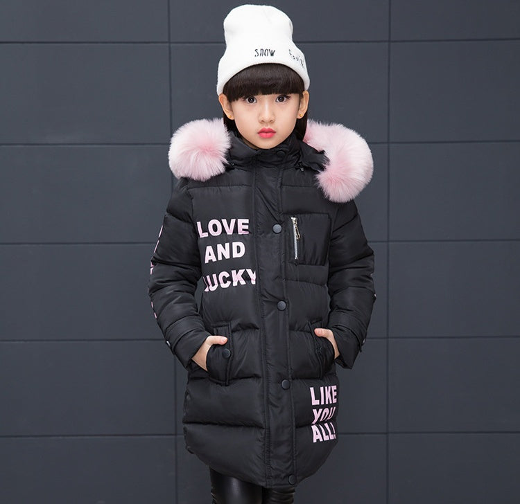 Girls' cotton-padded jackets - KuzuSHOP