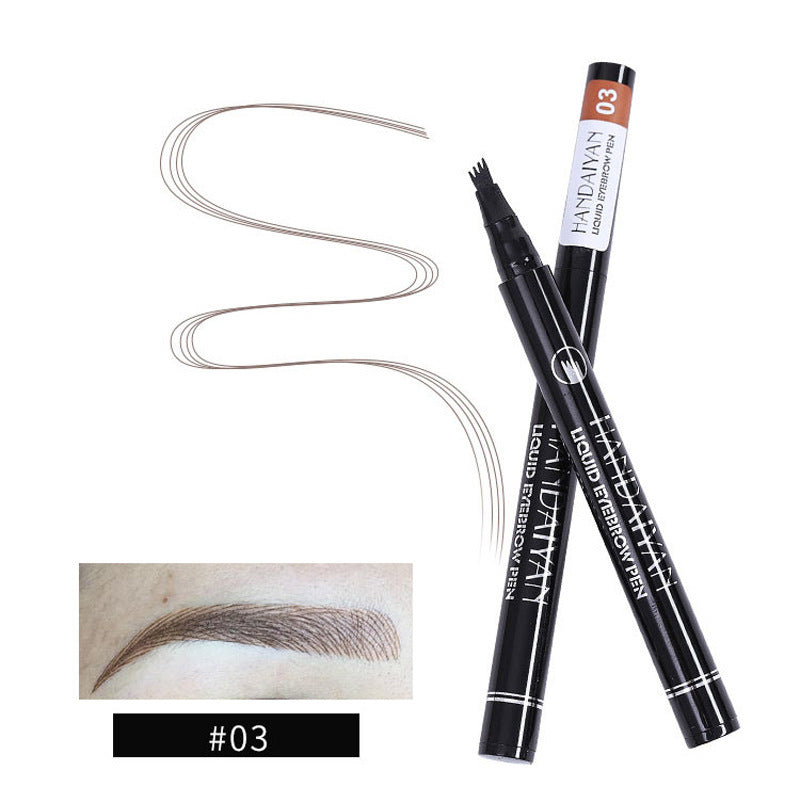 Four-head Eyebrow Pencil Liquid Eyebrow Pencil Tattoo Eyebrow Pencil Eyebrow Pencil 4-head Eyebrow Pencil Four-jaw Eyebrow Pencil - KuzuSHOP