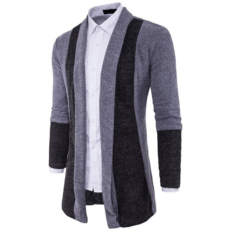 Cardigan Sweater Mens Casual Coat Knitwear Coat Men Clothing - KuzuSHOP