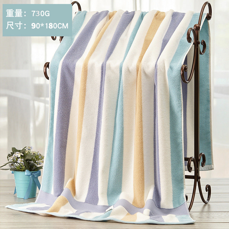 Cotton Absorbent Large Bath Towel - KuzuSHOP