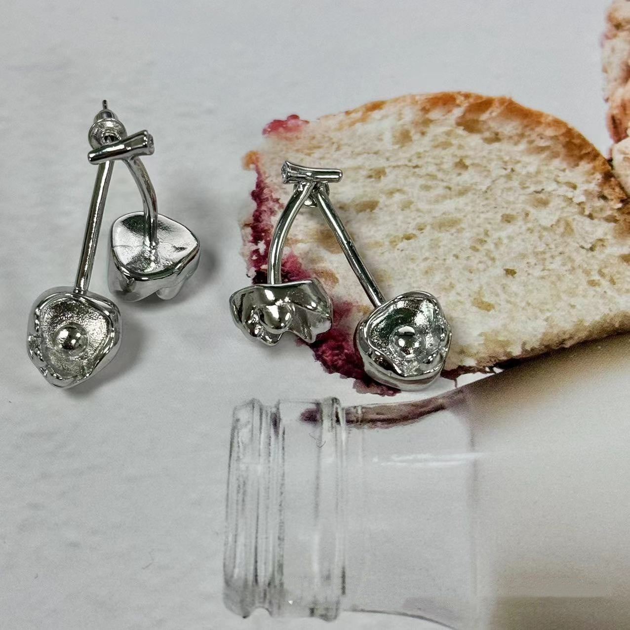 Women's Fashion Silver Plated Dual-wear Earrings - KuzuSHOP