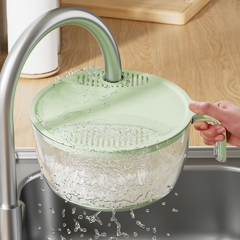 Multifunctional Drainage Basin For Domestic Kitchen Rice Fruit Washing Basket Vegetable Basket Wash Multi Function Kitchen Gadgets - KuzuSHOP