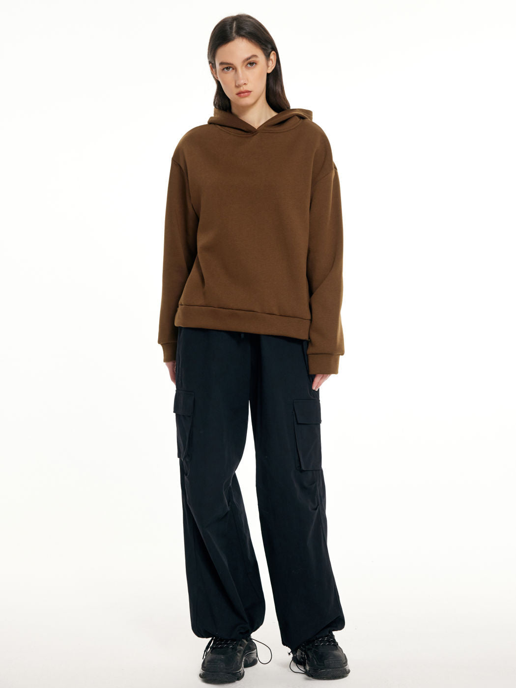 Casual Loose Long -sleeved Hooded Sweater - KuzuSHOP