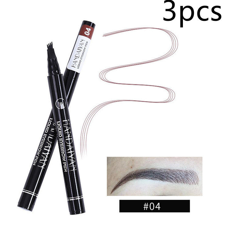 Four-head Eyebrow Pencil Liquid Eyebrow Pencil Tattoo Eyebrow Pencil Eyebrow Pencil 4-head Eyebrow Pencil Four-jaw Eyebrow Pencil - KuzuSHOP