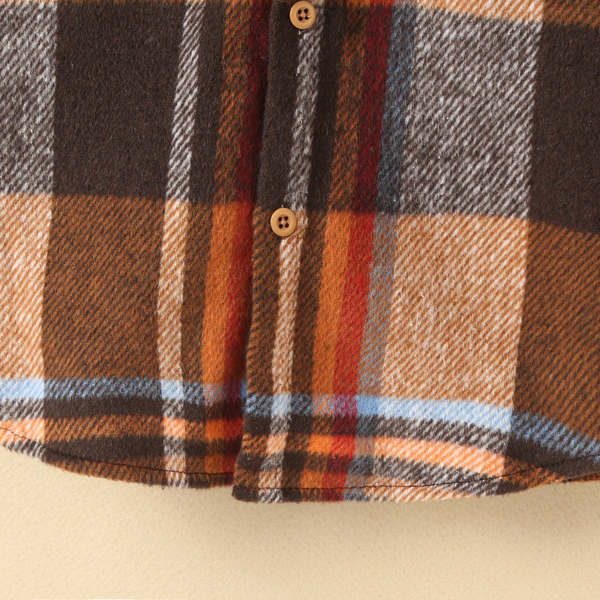 Girls Fashion Small Plaid Shirt Children's - KuzuSHOP