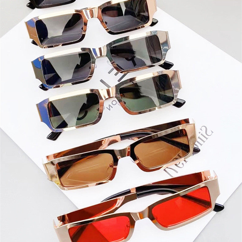 Metal Glasses Men's Foreign Trade Small Square Glasses - KuzuSHOP
