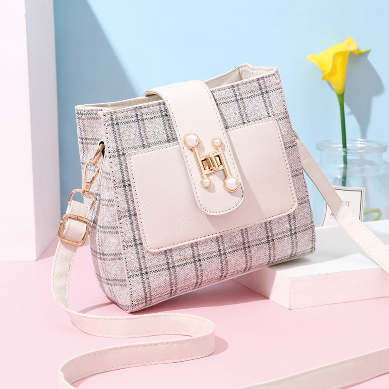 One-shoulder Crossbody Fashion Leisure Bucket Bag - KuzuSHOP