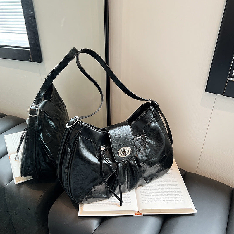 Women's Versatile Crossbody Bag Fashion Shoulder Underarm Bag - KuzuSHOP