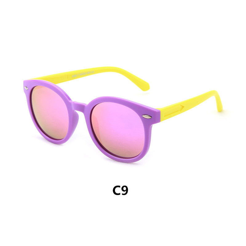 Children's Round Polarized Sunglasses - KuzuSHOP