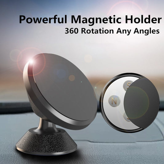 Universal Magnetic Car Phone Holder Stand In Car Magnet Air Vent Mount Cell Mobile Phone Support Smartphone - KuzuSHOP