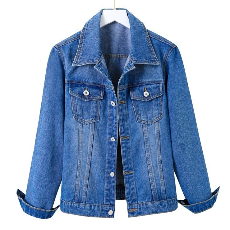 Denim Jacket Women's Temperament Was Thin - KuzuSHOP
