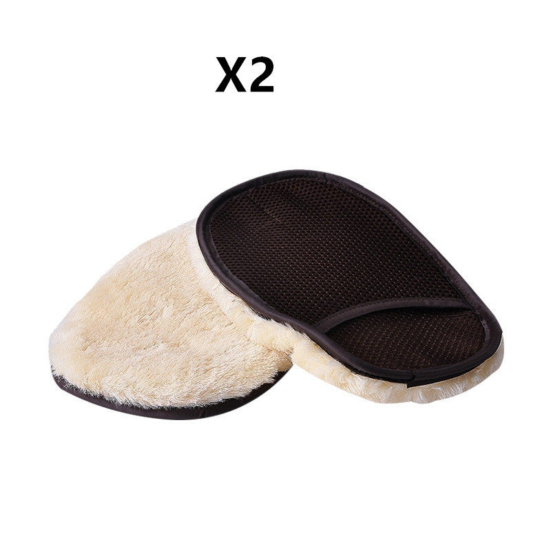 Car type soft hair car wash cleaning gloves car motorcycle car wash car care cleaning tools - KuzuSHOP