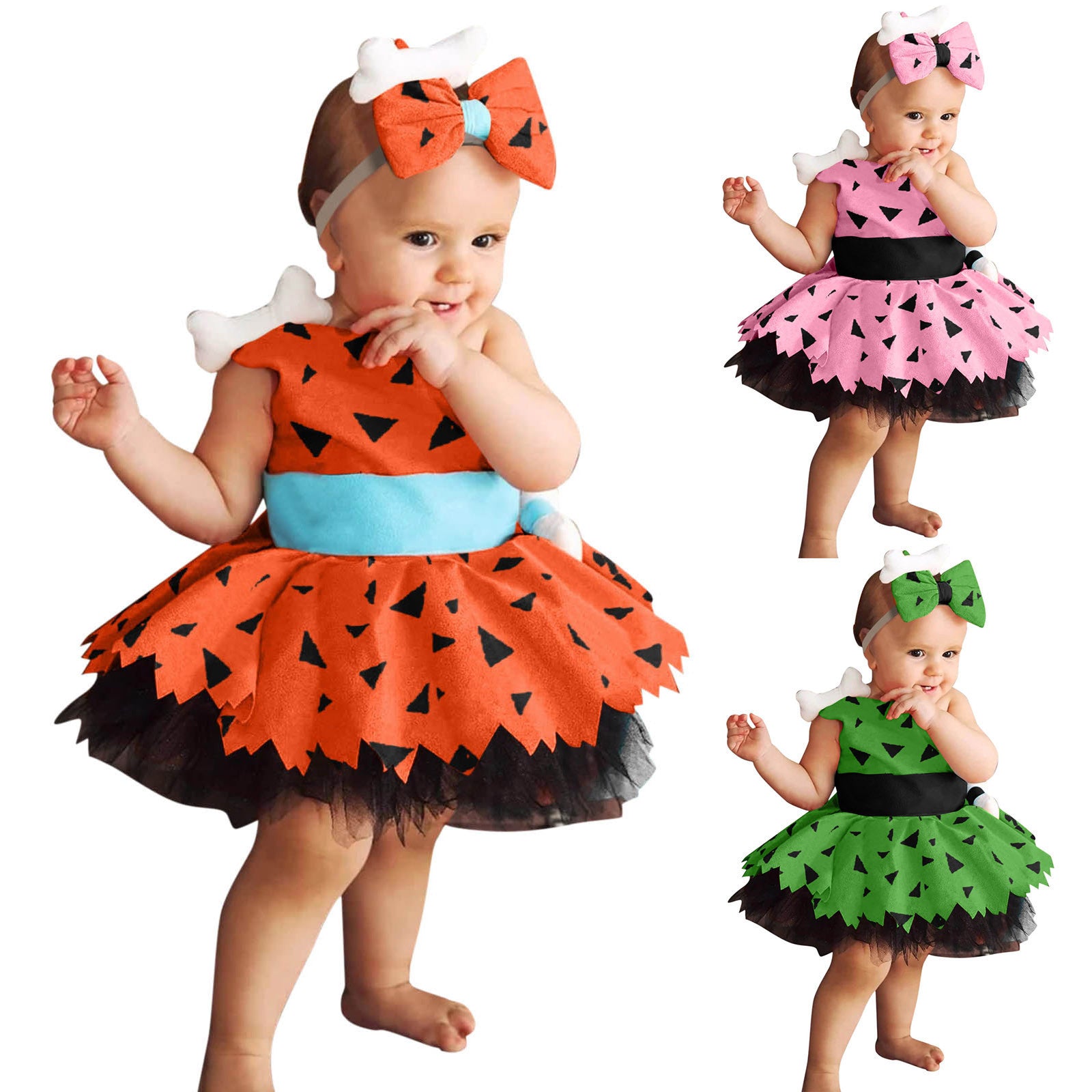 Girls Fashion Simple Halloween Mesh Costume Suit - KuzuSHOP