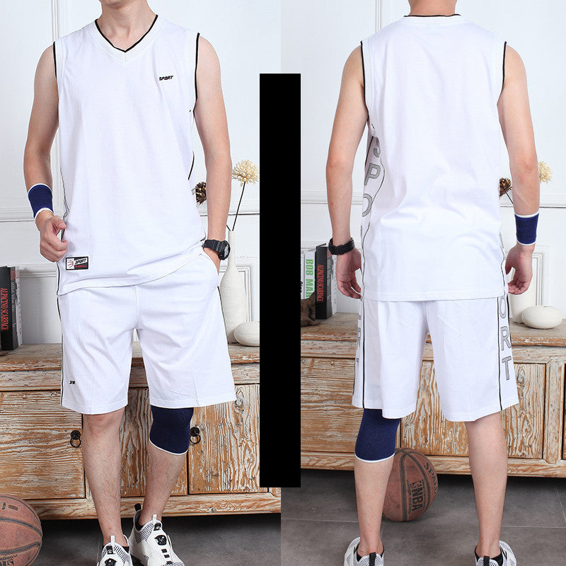 Casual Wear Sleeveless Thin Vest Running Wear Shorts Sportswear - KuzuSHOP
