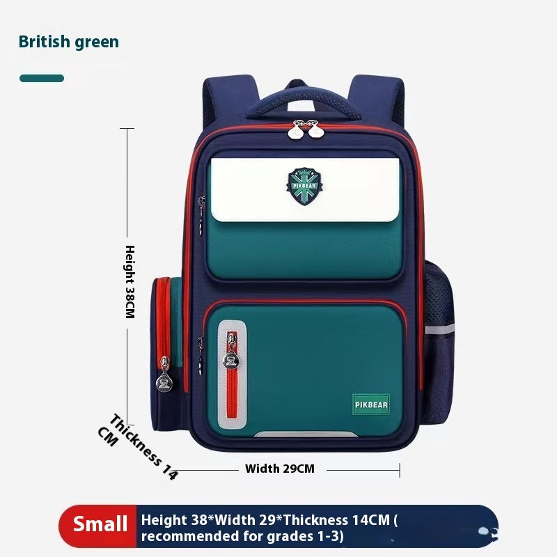 Primary School Student Schoolbag Waterproof Portable Burden Alleviation Backpack - KuzuSHOP