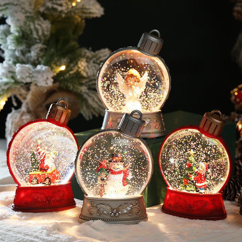 Christmas Holiday Decorations Luminous Simulation Flat Light LED Decoration Scene Layout Flame Light Home Decor - KuzuSHOP