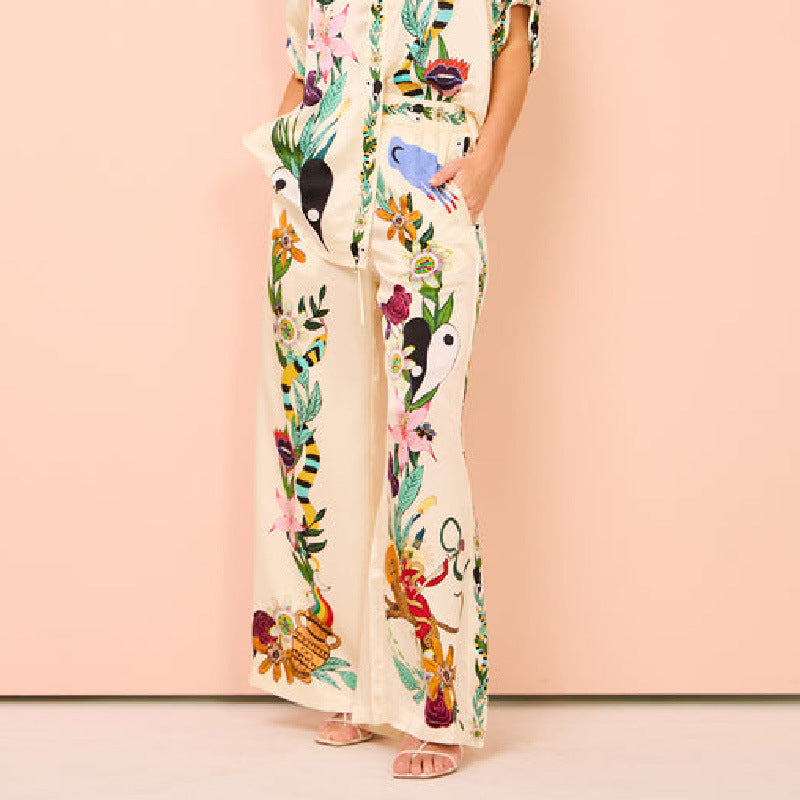 Shirt Trousers Casual Two-piece Suit - KuzuSHOP