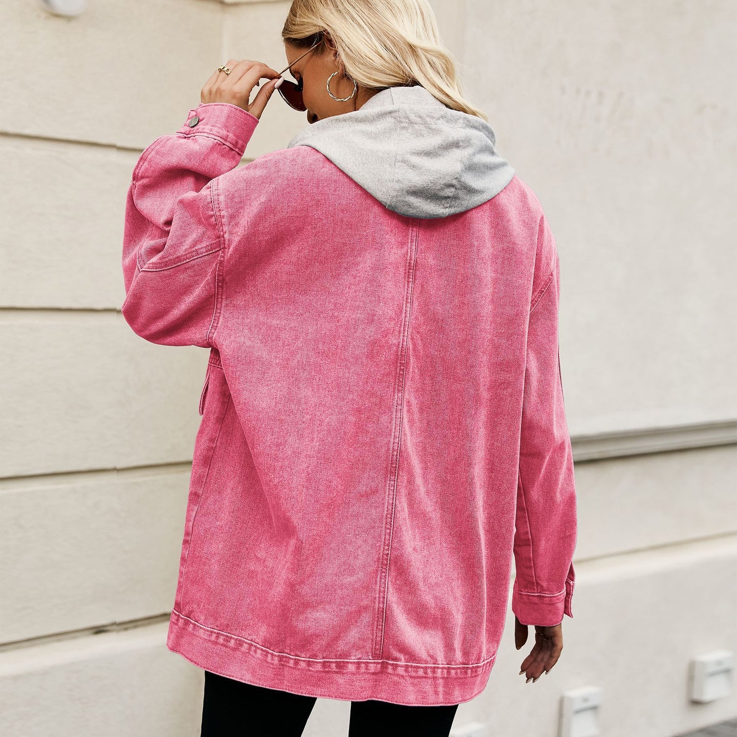 Retro Loose Denim Jacket Top For Women - KuzuSHOP