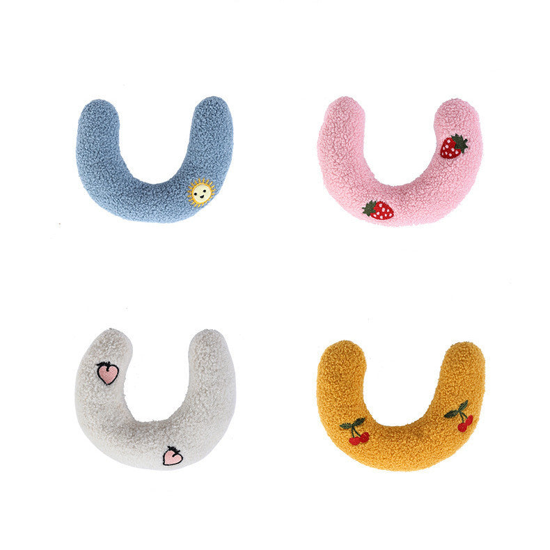 Little Pillow For Cats Fashion Neck Protector Deep Sleep Puppy U-Shaped Pillow Pets Pillow Kitten Headrest Dog Sleeping Pillow Pet Products - KuzuSHOP