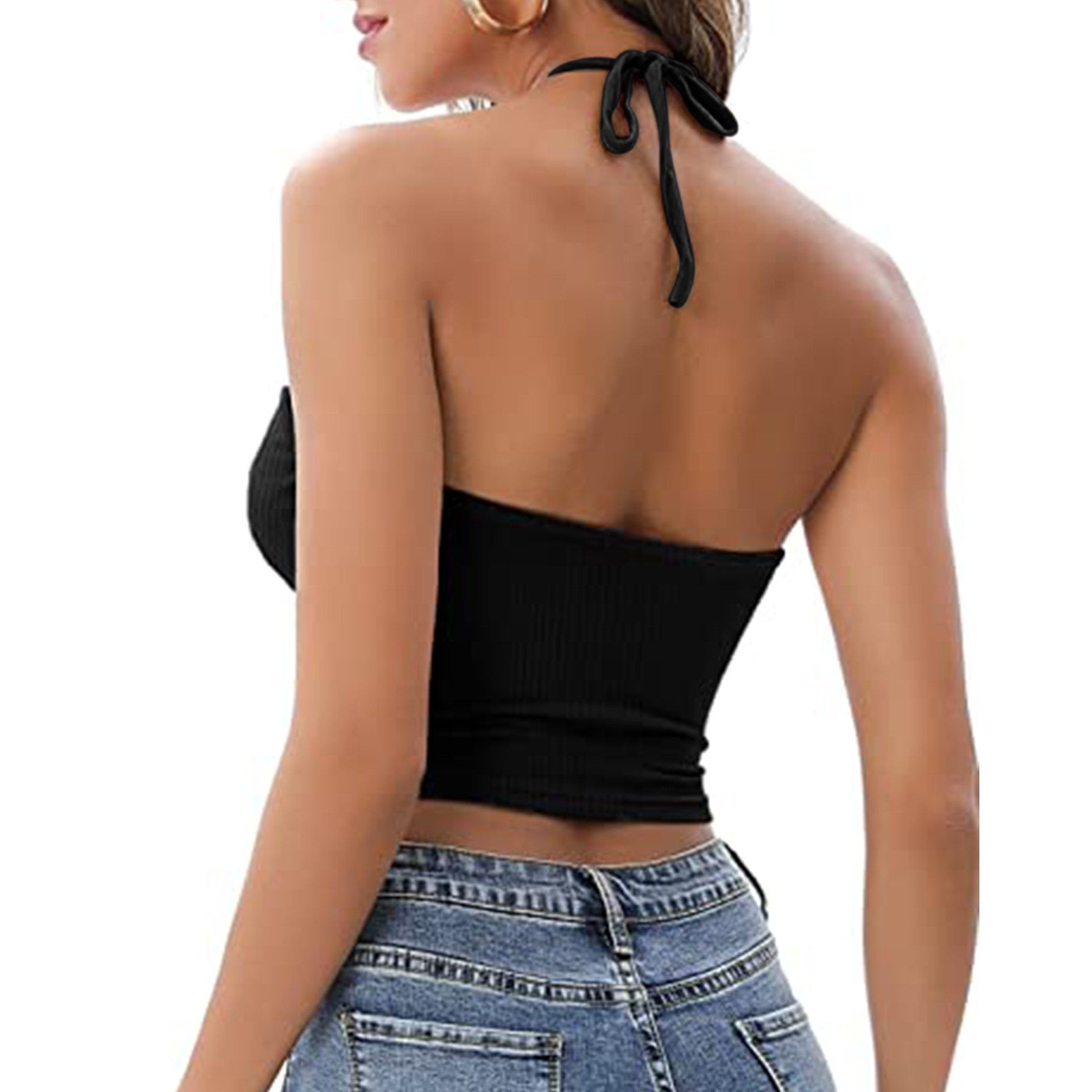 Camisole Halter Vest Women Summer Sexy Hollow Tops - KuzuSHOP