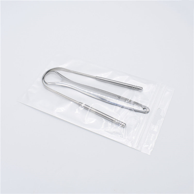 Stainless Steel Tongue Scraper Oral Care Tools - KuzuSHOP