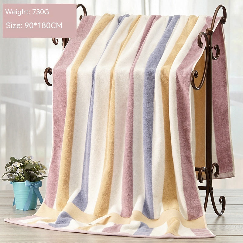 Cotton Absorbent Large Bath Towel - KuzuSHOP