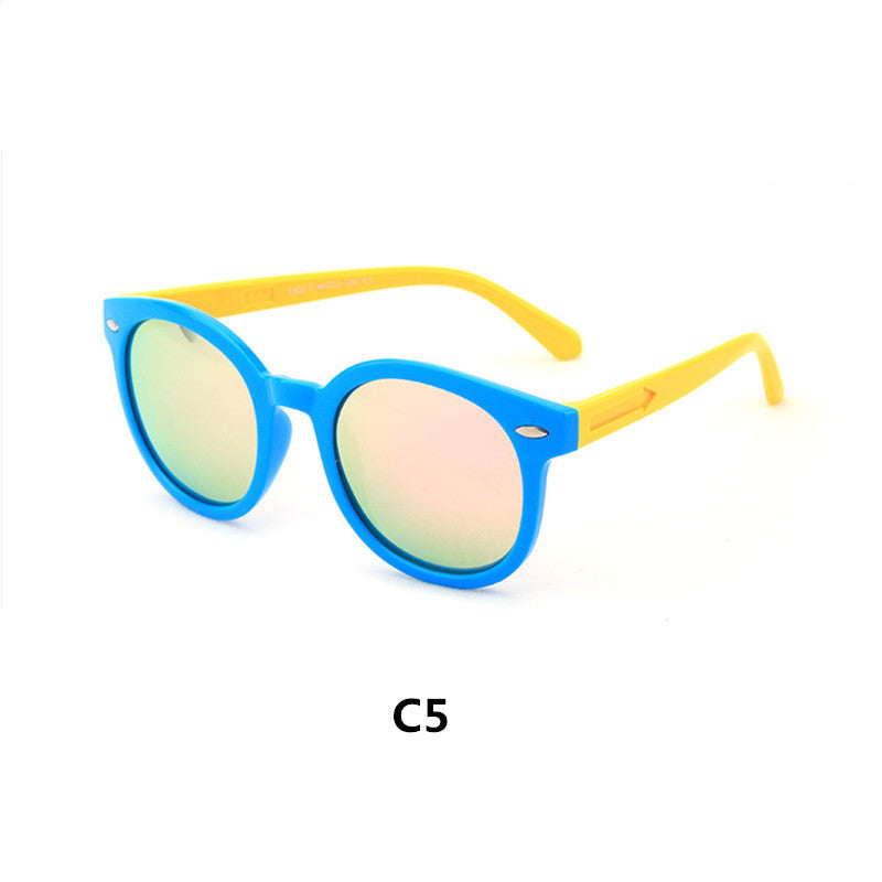 Children's Round Polarized Sunglasses - KuzuSHOP