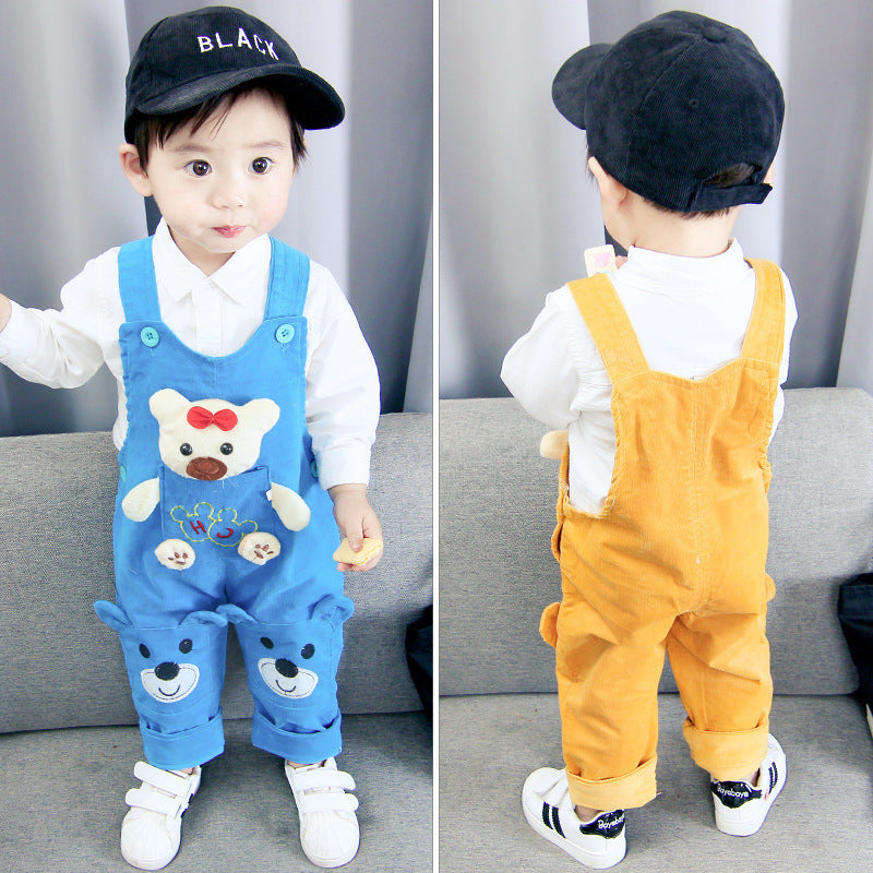 Children's Pants, Baby Children's Overalls, Jeans, Children's Clothing - KuzuSHOP