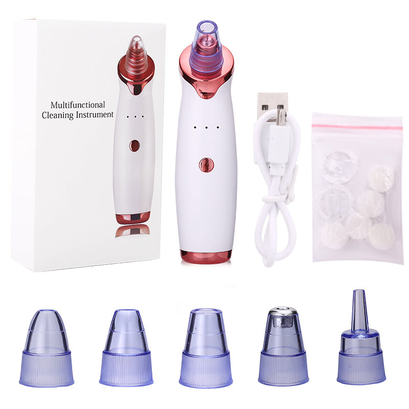 Blackhead Remover Instrument Black Dot Remover Acne Vacuum Suction Face Clean Black Head Pore Cleaning Beauty Skin Care Tool - KuzuSHOP