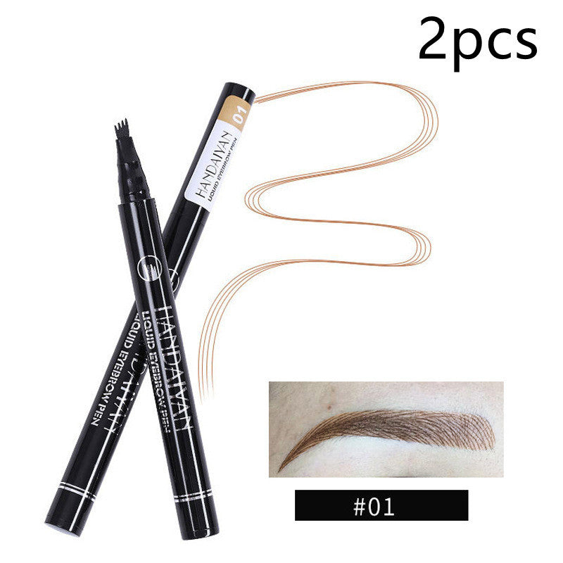 Four-head Eyebrow Pencil Liquid Eyebrow Pencil Tattoo Eyebrow Pencil Eyebrow Pencil 4-head Eyebrow Pencil Four-jaw Eyebrow Pencil - KuzuSHOP