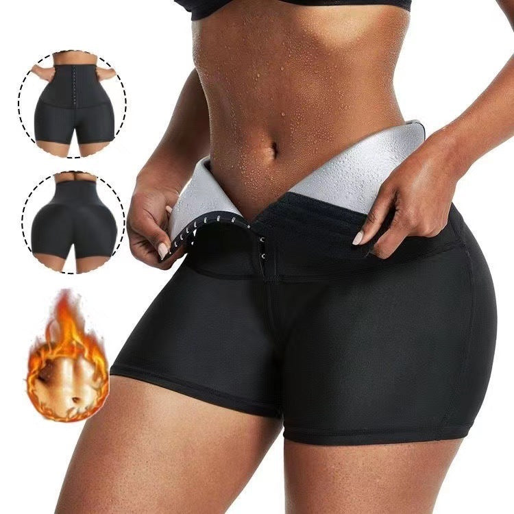 Slimming Pants Waist Trainer Shapewear Tummy Hot Thermo Sweat Leggings Fitness Workout Sweat Sauna Pants Body Shaper - KuzuSHOP
