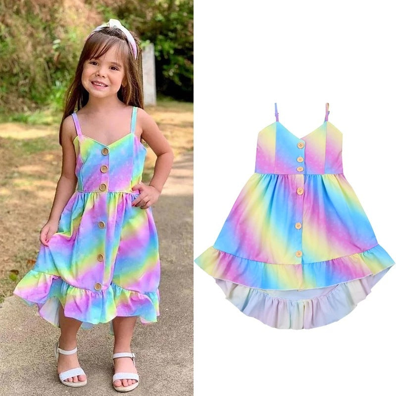 Girls Amazon Children's Holiday Beach Dress - KuzuSHOP