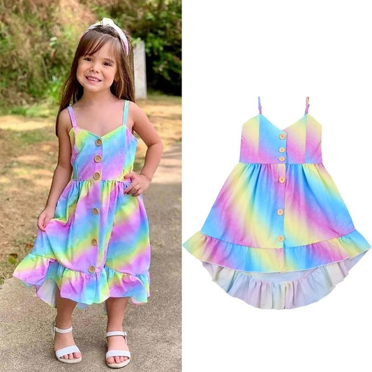 Girls Amazon Children's Holiday Beach Dress - KuzuSHOP