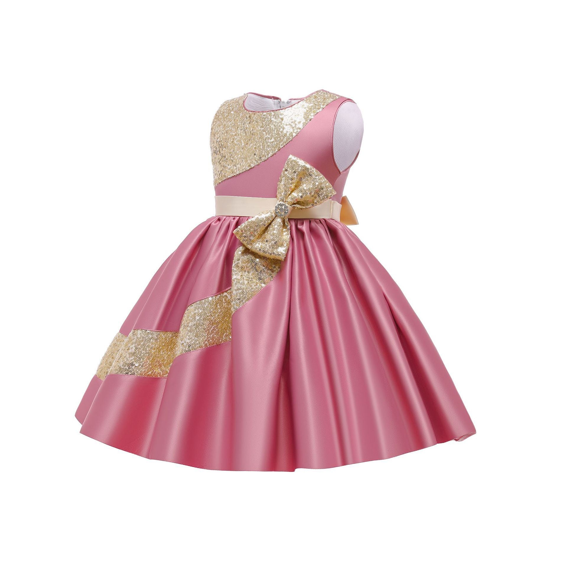 Girls Piano Performance Dress Kid Dress Flower Girl Dress - KuzuSHOP