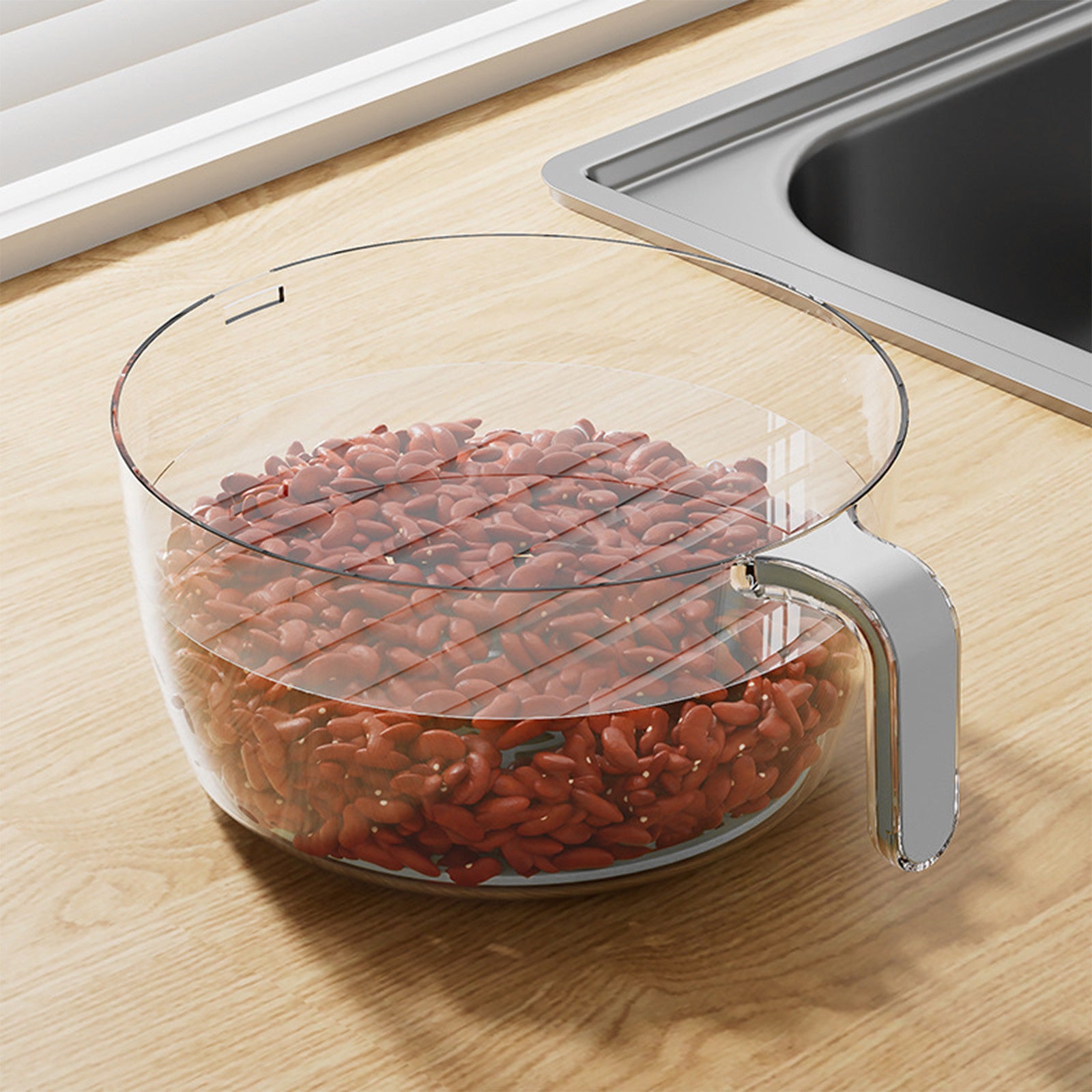 Multifunctional Drainage Basin For Domestic Kitchen Rice Fruit Washing Basket Vegetable Basket Wash Multi Function Kitchen Gadgets - KuzuSHOP