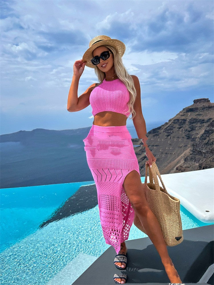 Women's Mid-length Split Dress Slim Fit Straight One-step Skirt - KuzuSHOP