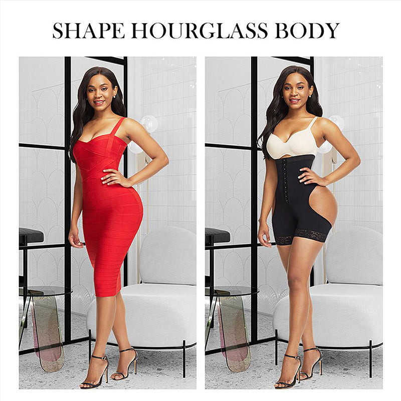 Women Shapewear High Waist Butt Lifter Tummy Control Underwear Workout Waist Trainer Corset - KuzuSHOP