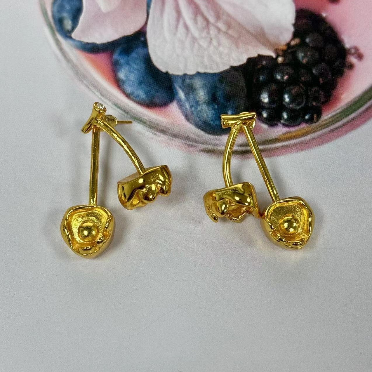 Women's Fashion Silver Plated Dual-wear Earrings - KuzuSHOP